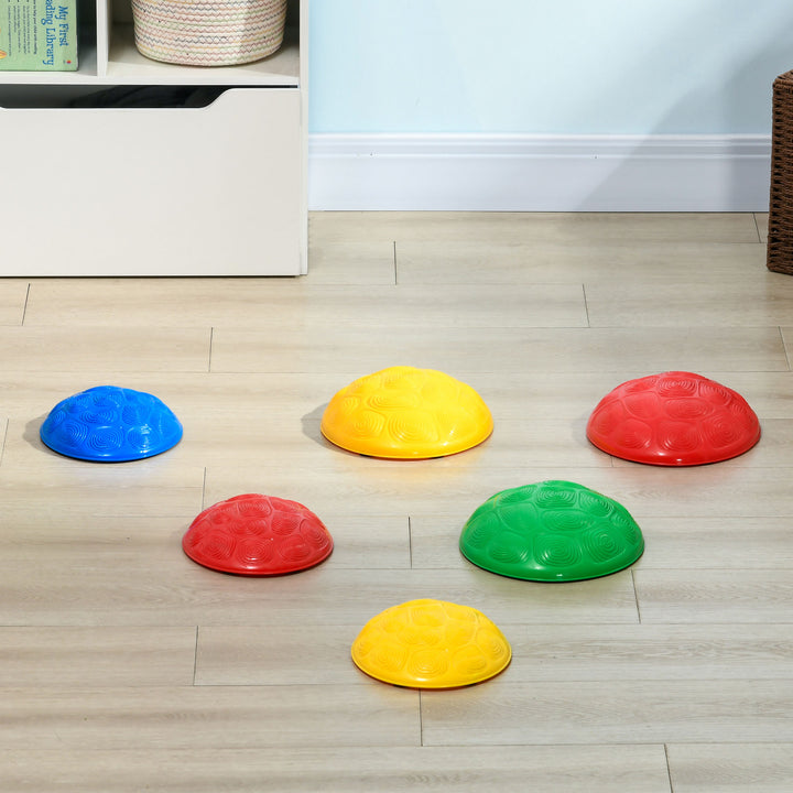 6Pcs Kids Stepping Stones with Non-Slip Mats