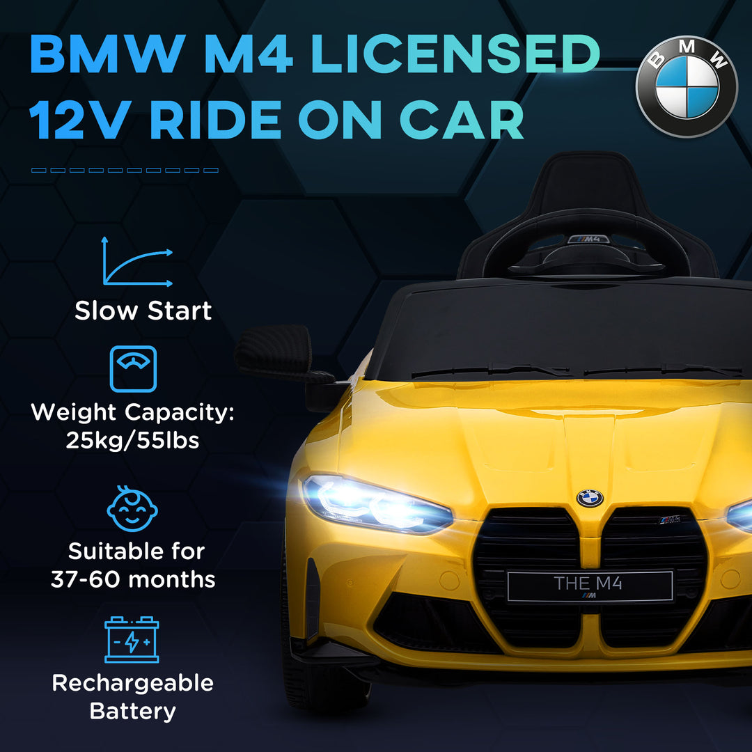 12V BMW M4 Licensed Kids Car with Easy Transport