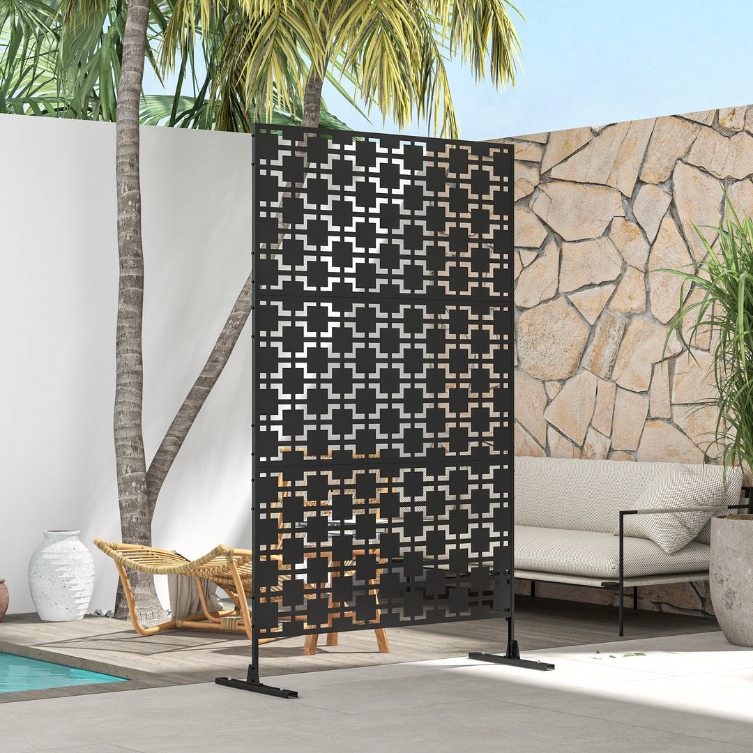 Metal Decorative Privacy Screen Outdoor Divider