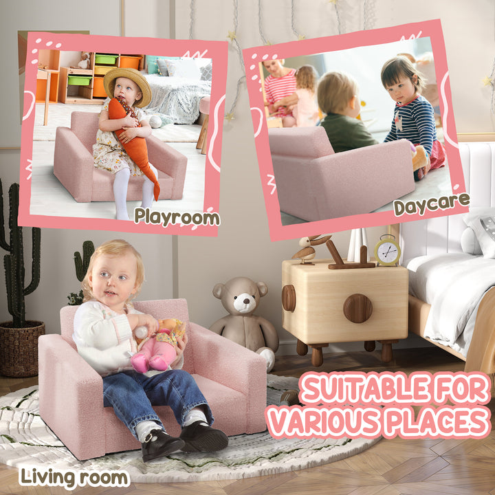 Childrens Sofa 2 in 1 Kids Convertible Sofa Kids Armchair