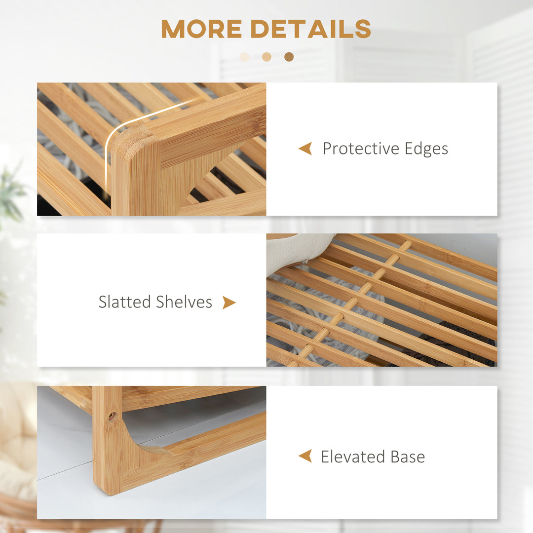 Bamboo Shoe Rack