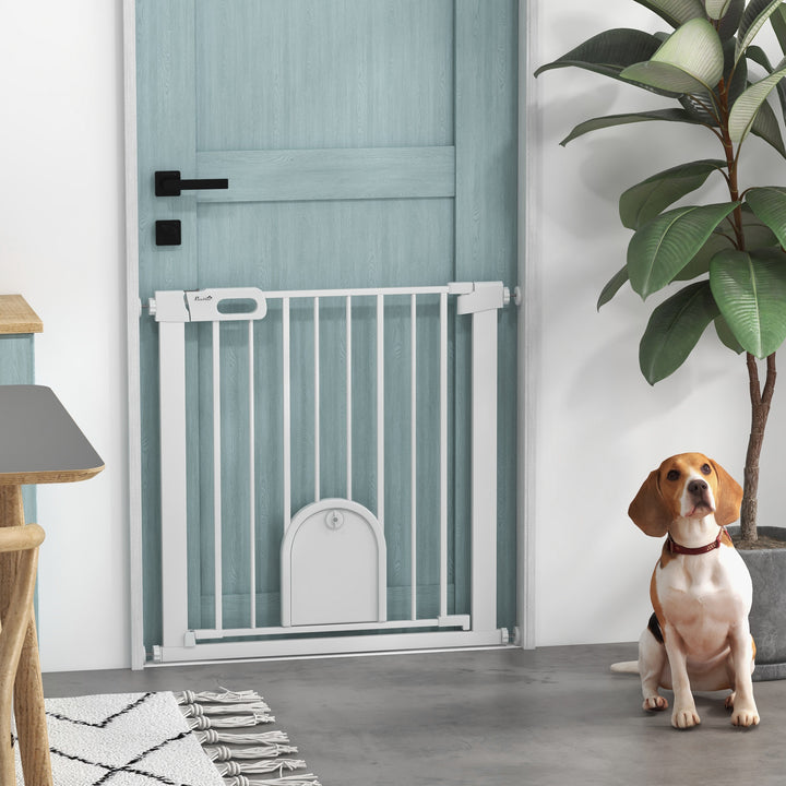 75-82cm Pet Safety Gate with Double Locking