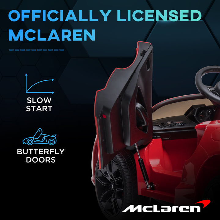 McLaren Officially Licensed Children's Electric Ride-On Car with Scissor Doors