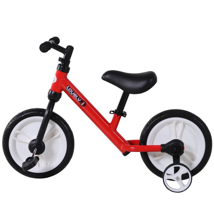 Toddler Balance Bike: Durable PP Frame with Removable Stabilisers