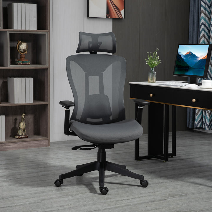 Vinsetto Mesh Office Chair, Grey