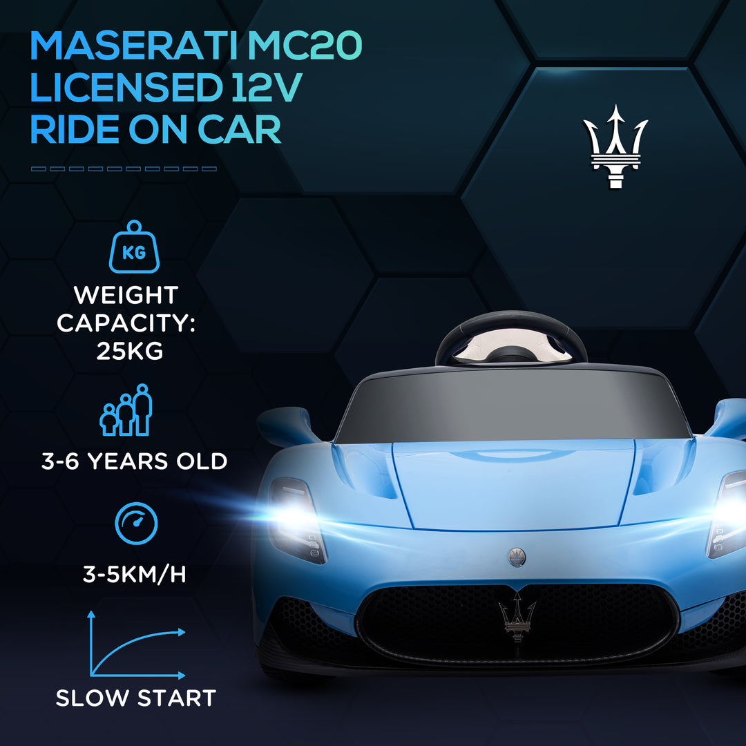 Maserati MC20 Licensed 12V Kids Electric Ride on Car with Remote Control