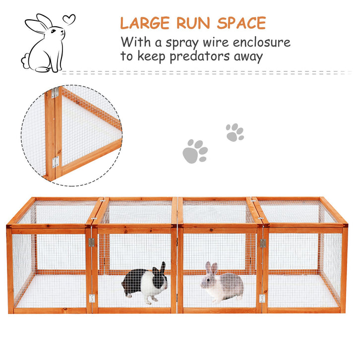 Rabbit Hutch W/ Mesh Wire