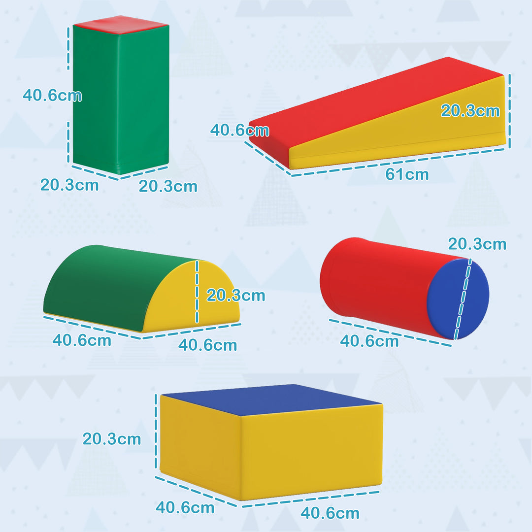 5 Piece Soft Safe Foam Playset