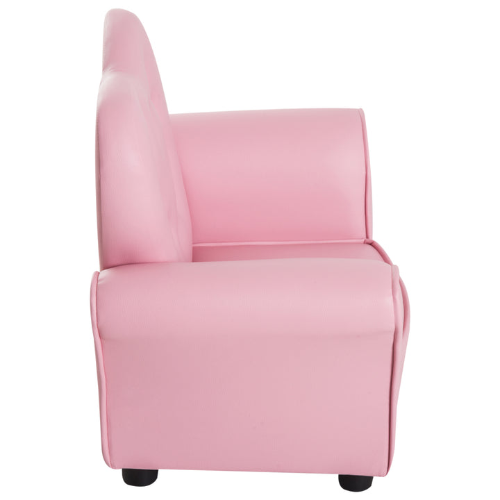 Kids Toddler Chair Sofa Children Armchair Seating Relax Playroom Seater Girl Princess Pink