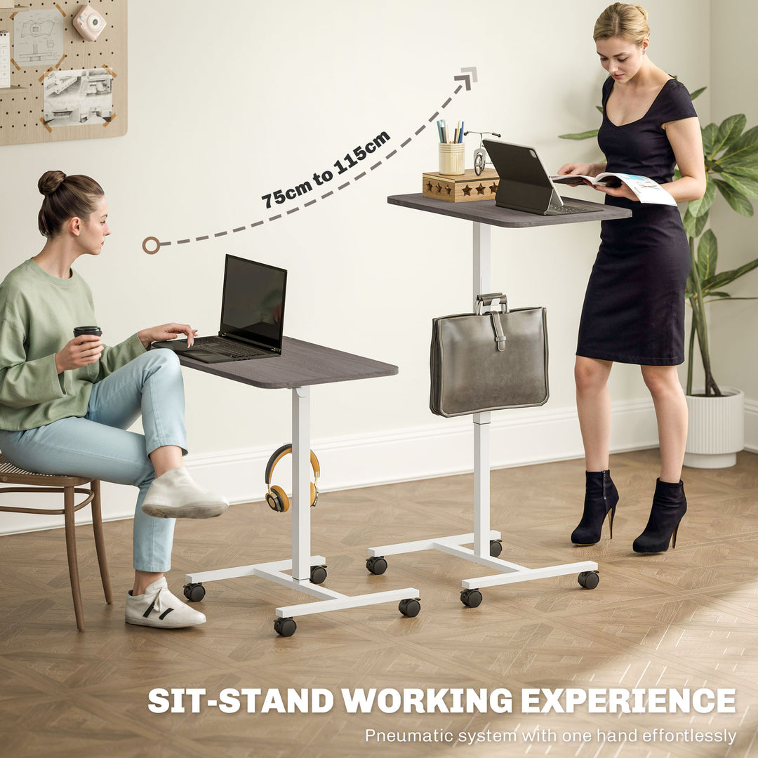 HOMCOM Height Adjustable Desk