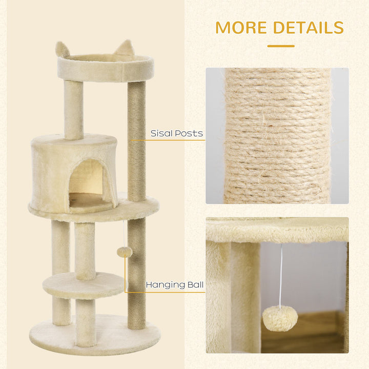 Sisal-Covered Cat Tree Tower