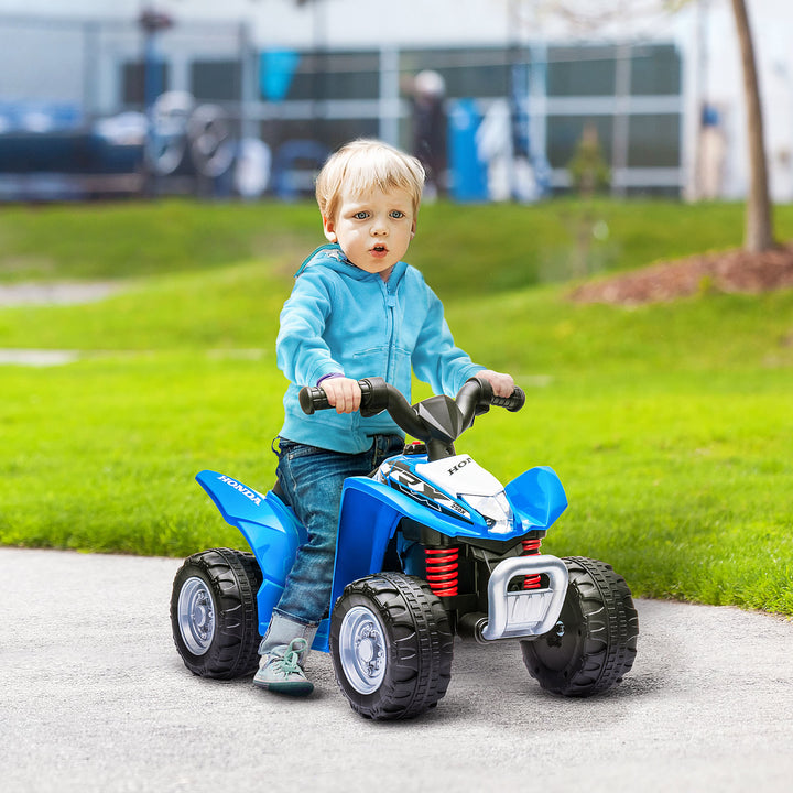 Honda Licensed Kids Electric Quad Bike 6V ATV Ride On for 1.5-3 Years Blue