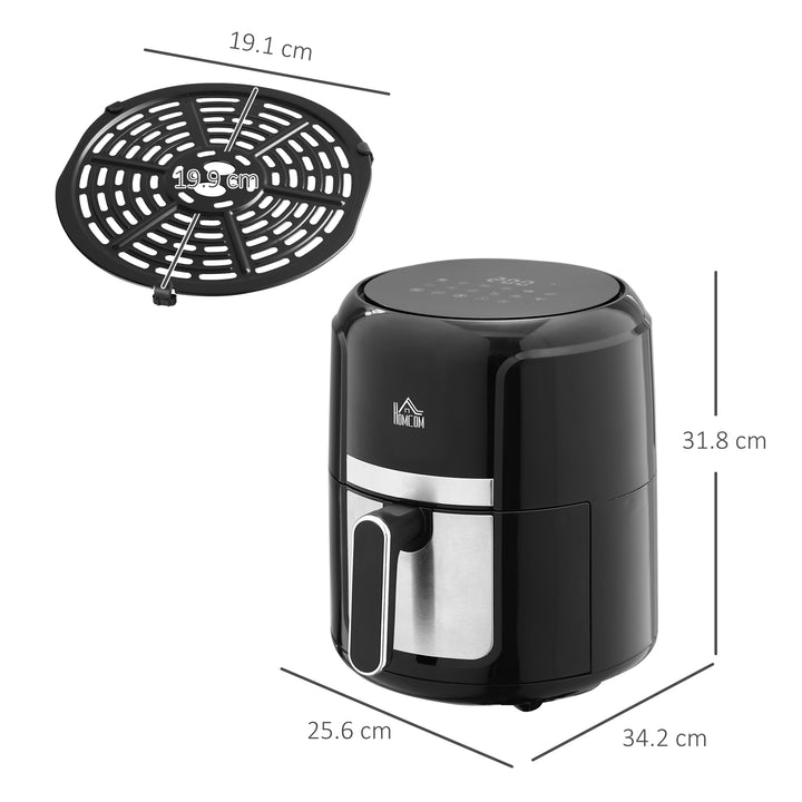 Compact Air Fryer Oven: 1300W 4L Capacity