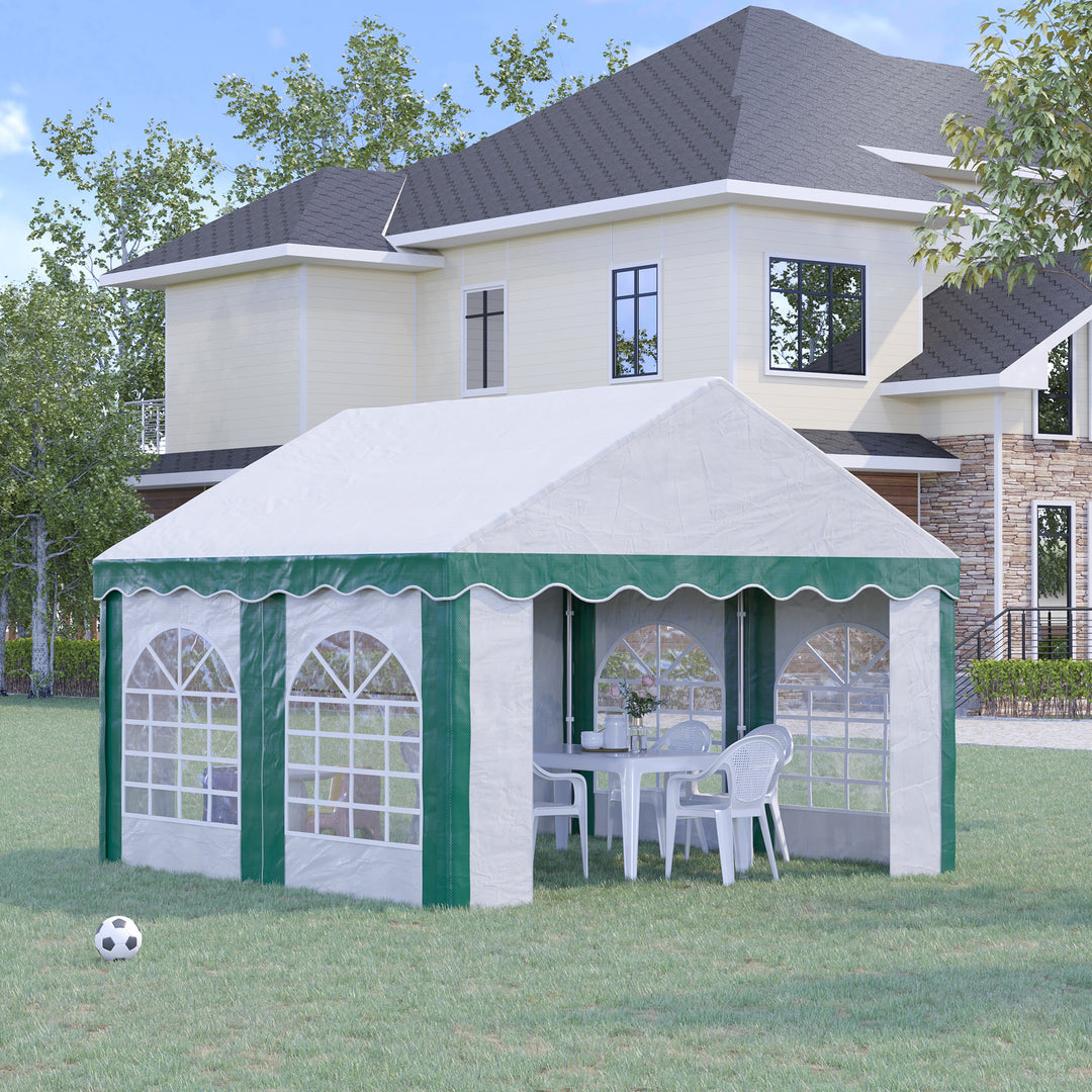 4 x 4m Garden Gazebo with Sides