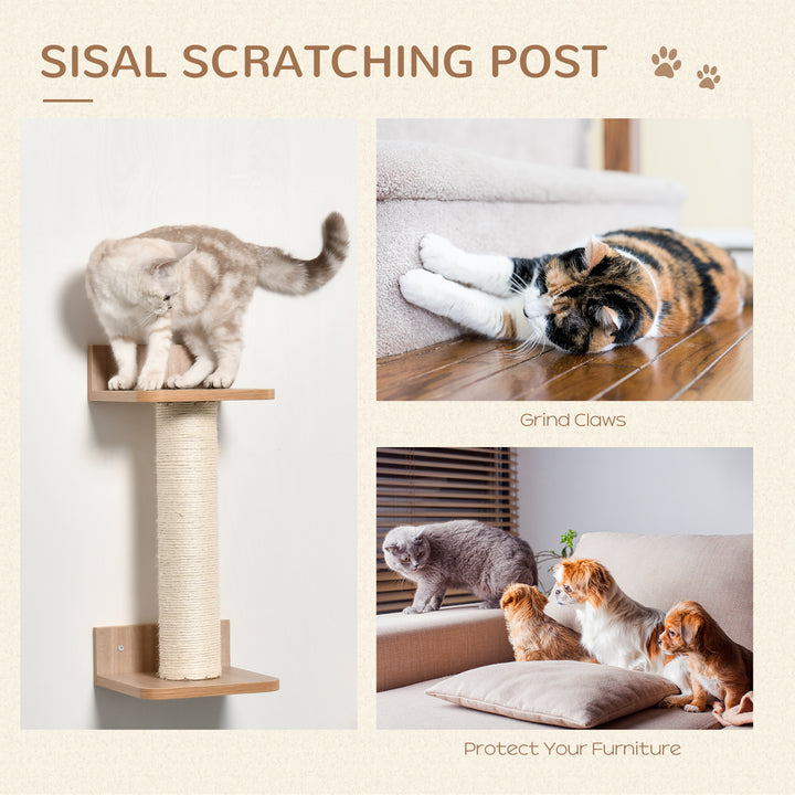 Wall-Mounted Cat Climbing Shelf Set