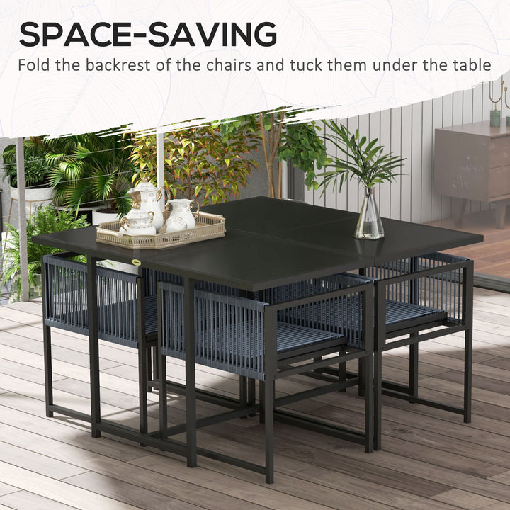 5 Pieces Garden Dining Set