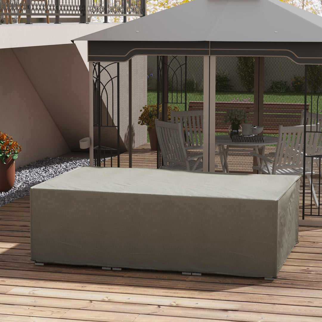 Patio Furniture Cover: Rectangular Waterproof Protection for Table & Chairs