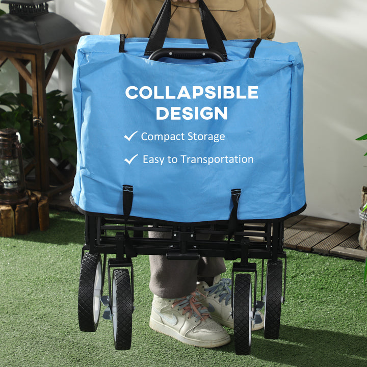 Folding Garden Trolley Cart