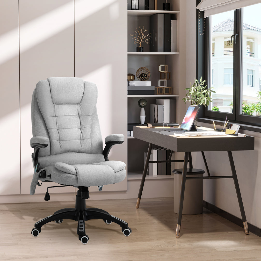 Vinsetto Massage Chair, Light Grey