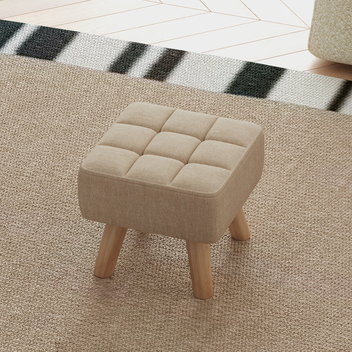 Modern Tufted Footstool