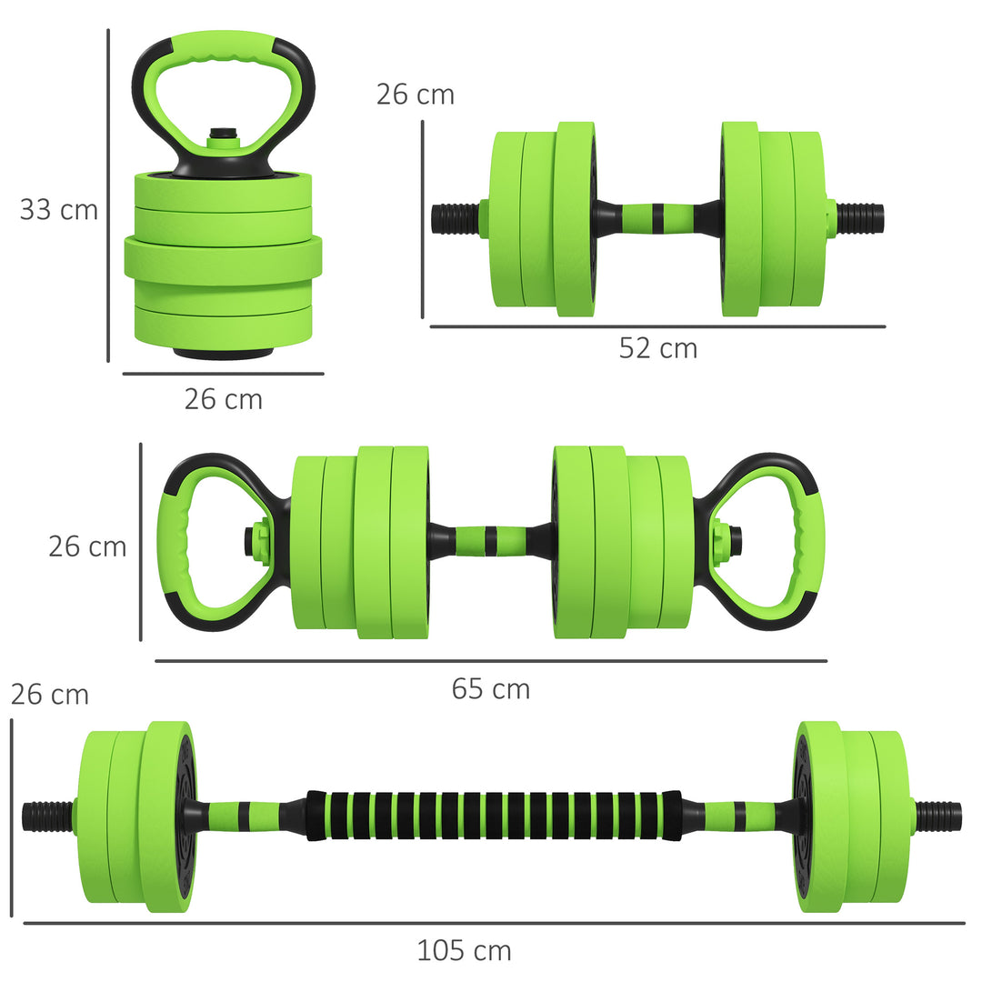 40kg Four-In-One Adjustable Weight Dumbbells Set