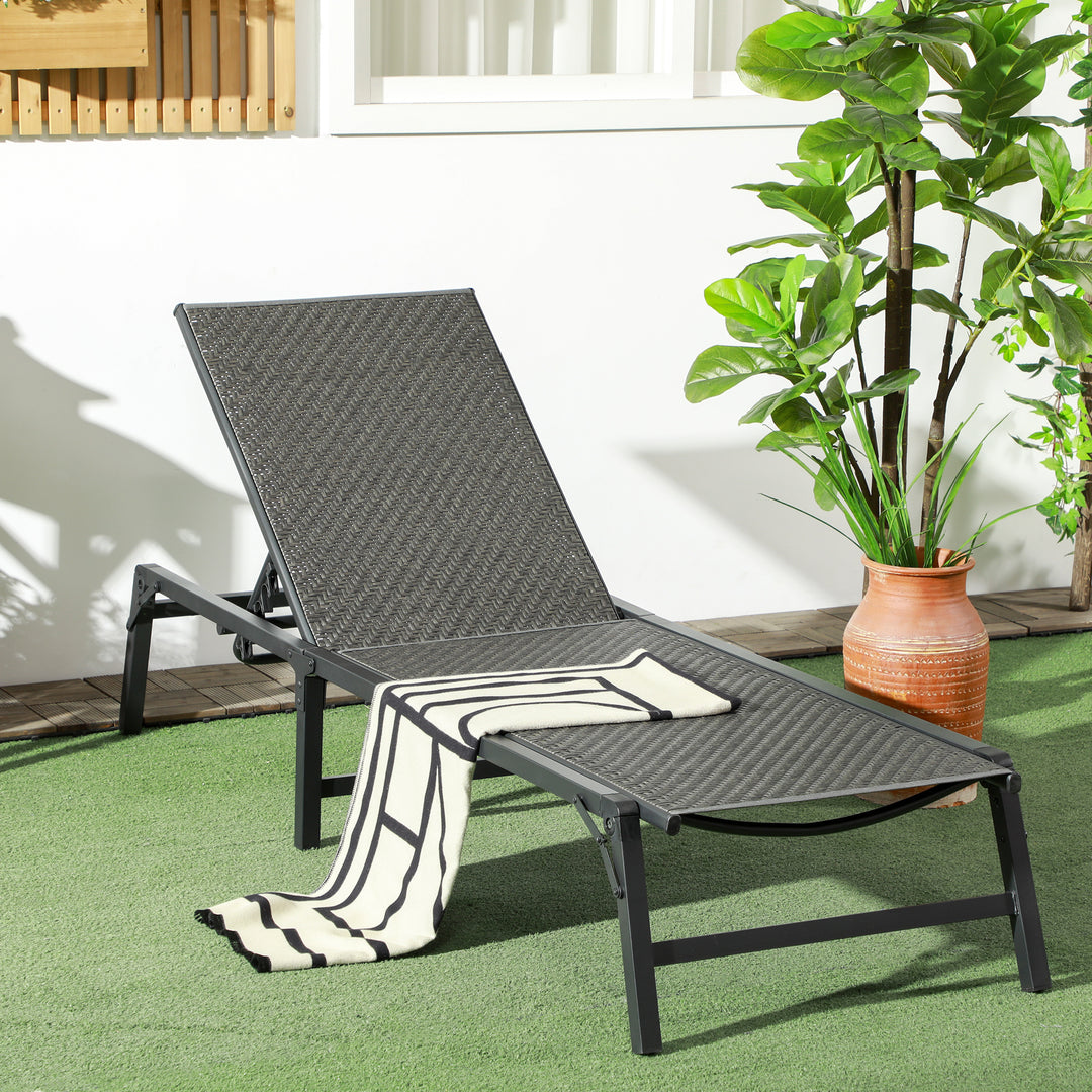 Rattan Sun Lounger