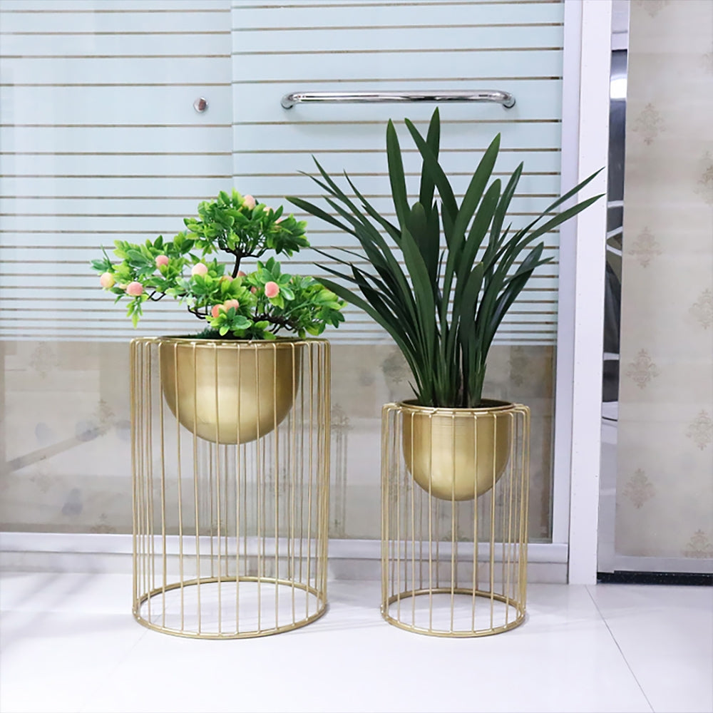 500mm Modern Flower Stand Gold Plant Stand for Indoors Modern Flower Stand in Large