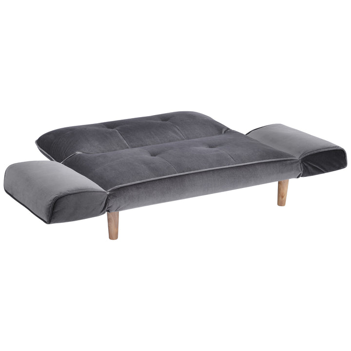 Compact 2 Seater Sofa Bed - Grey