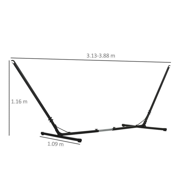 Universal Hammock Stand Adjustable Metal Frame for Garden Camping Picnic