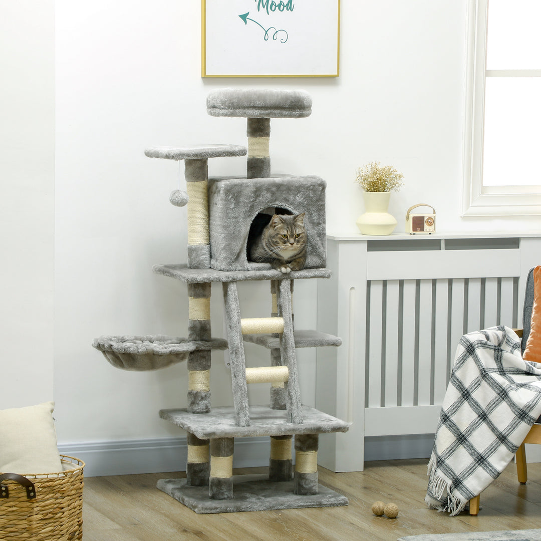 132cm Cat Tree with Scratching Post