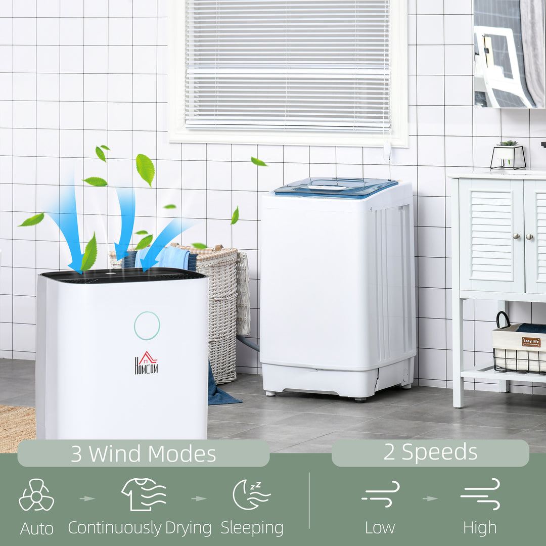 16L/Day 4000ML Portable Quiet Dehumidifier for Home Laundry Room Bedroom Basement