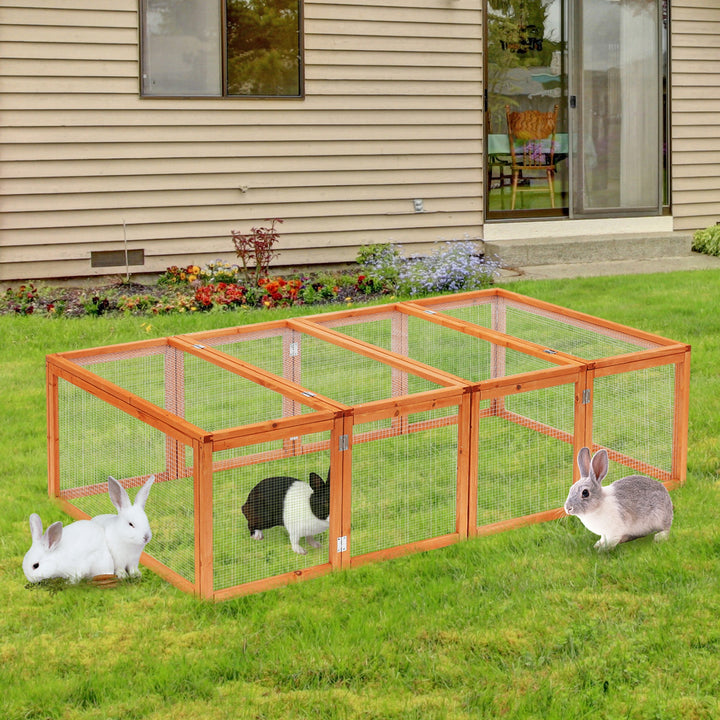 Rabbit Hutch W/ Mesh Wire