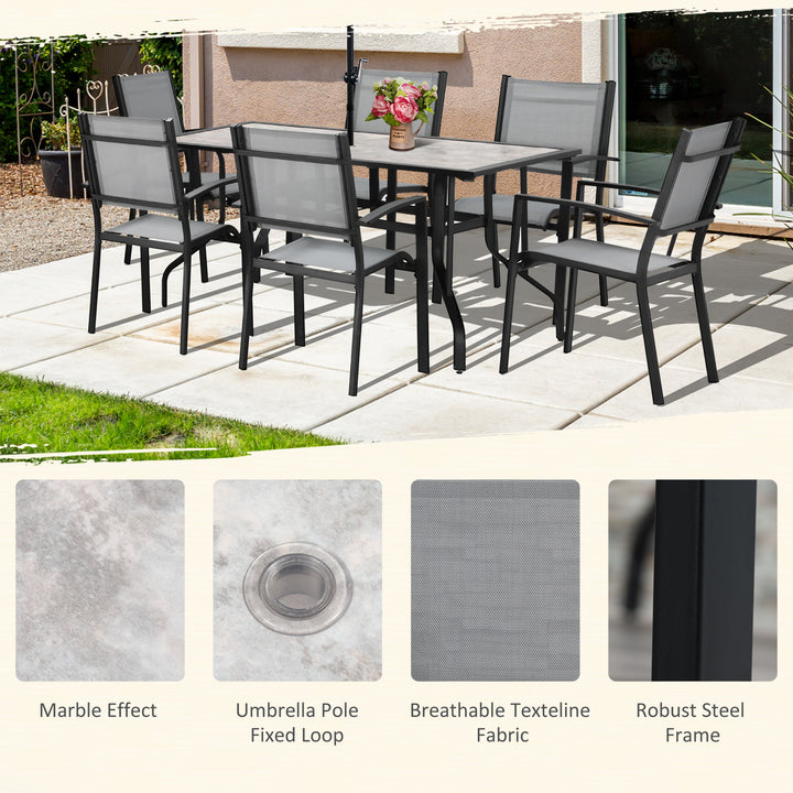 7 Piece Garden Dining Set