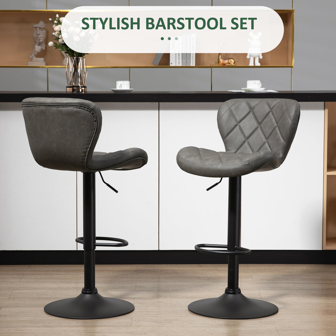 Adjustable Height Bar Stools Set of 2