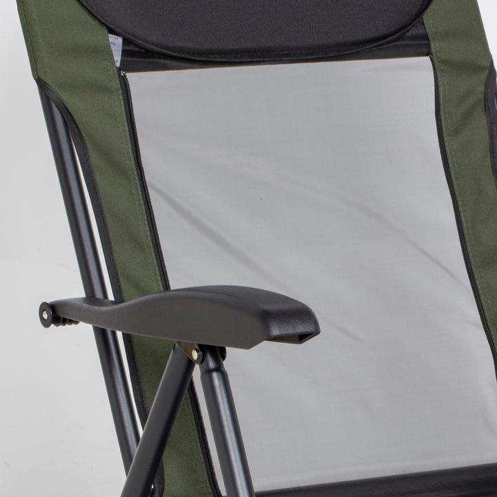 Portable Fishing Chair with Foldable Metal Frame