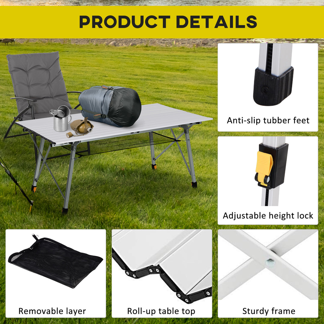 Aluminium Portable Folding Picnic Table 4FT