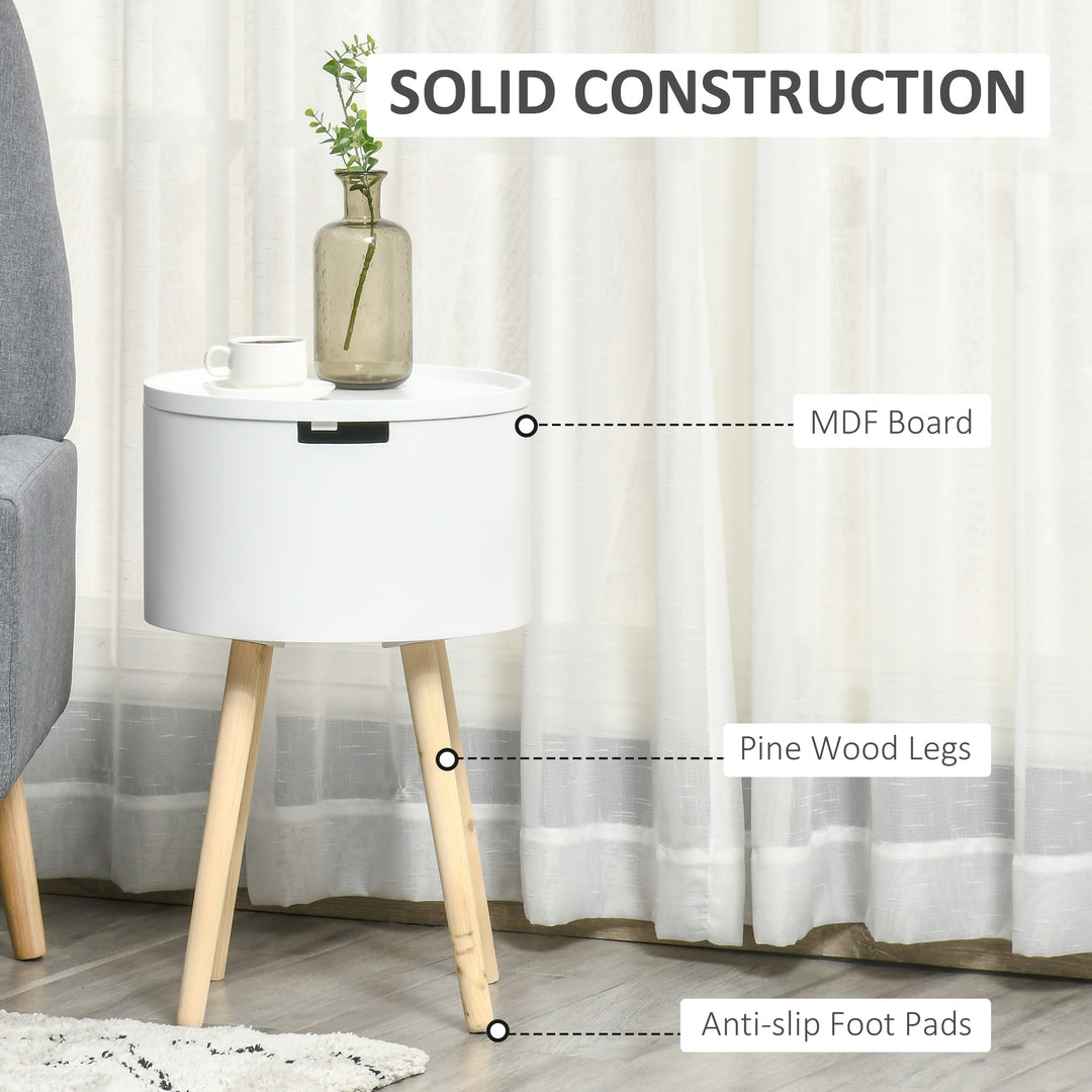 HOMCOM Modern Side Table