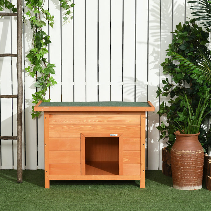 85cm Elevated Dog Kennel Wooden Pet House Outdoor Waterproof