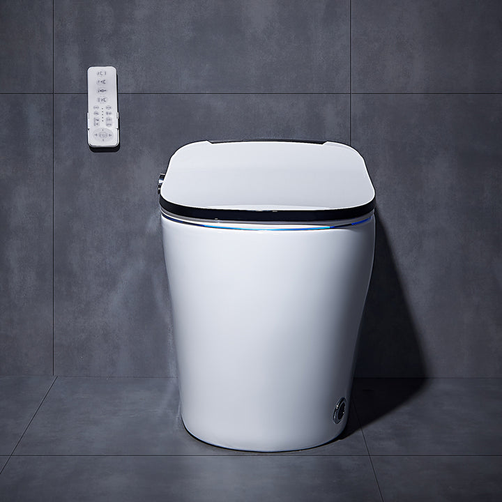 Automatic Toilet One-Piece Floor Mounted Self Clean Smart Toilet Horizontal Outlet