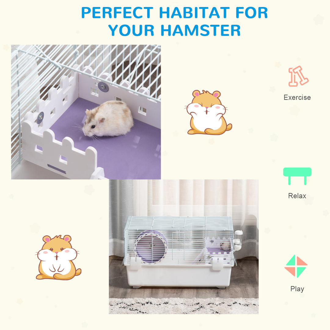 Two-Tier Hamster Cage