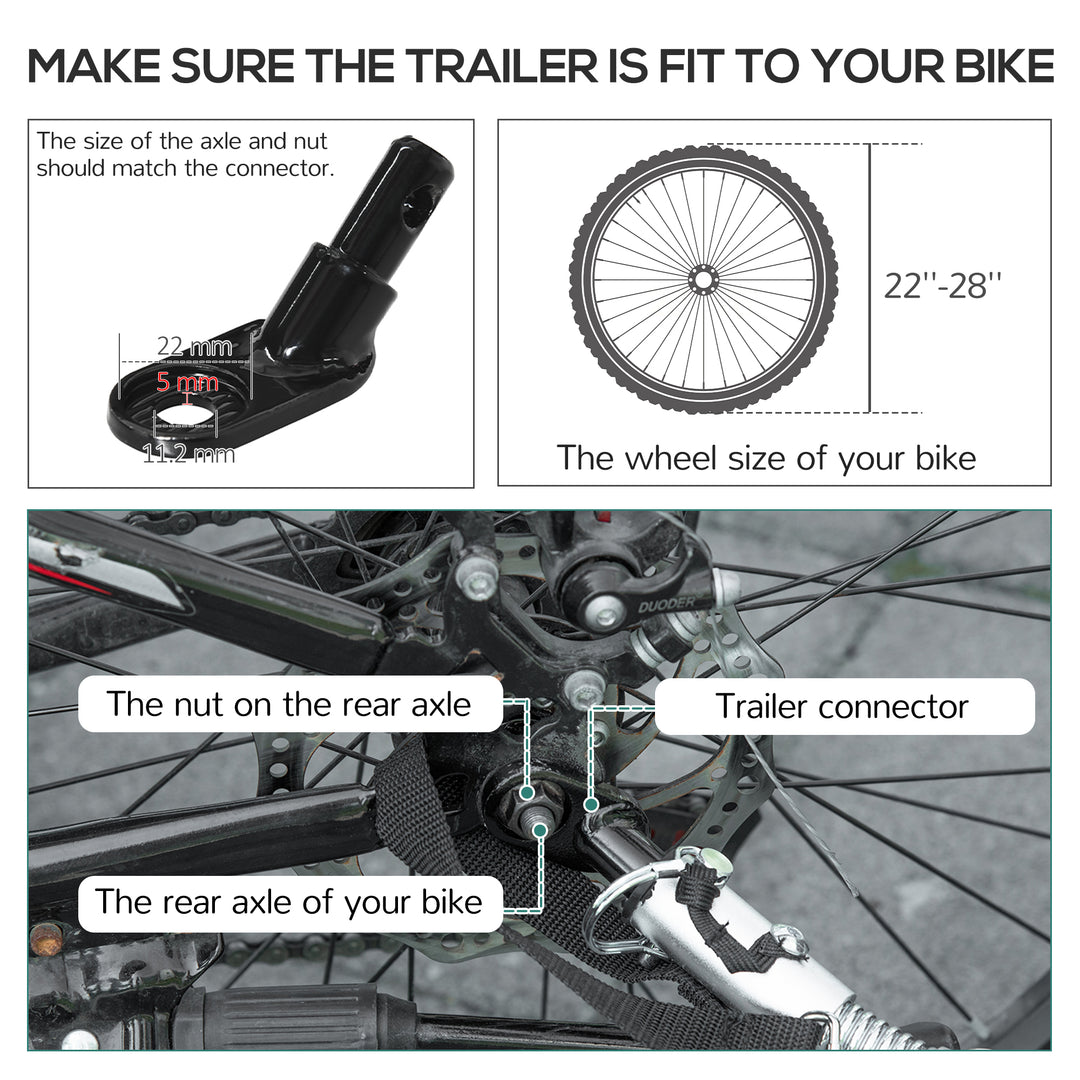 Bicycle Buddy: Steel Trailer with Suspension