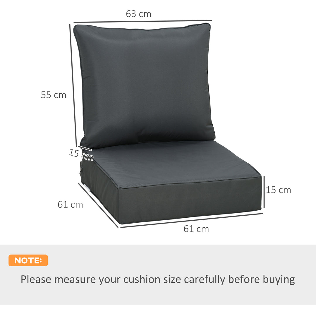 Outdoor Seat and Back Cushion Sets