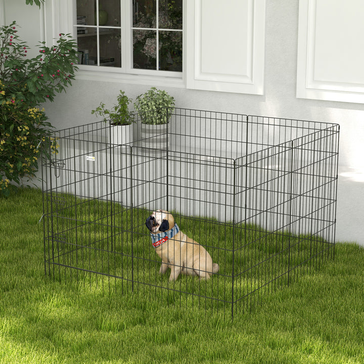 8 Panel DIY Dog Pen with Door