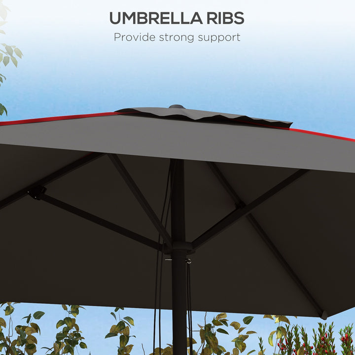 Waterproof Garden Parasol Umbrella with Air Vent