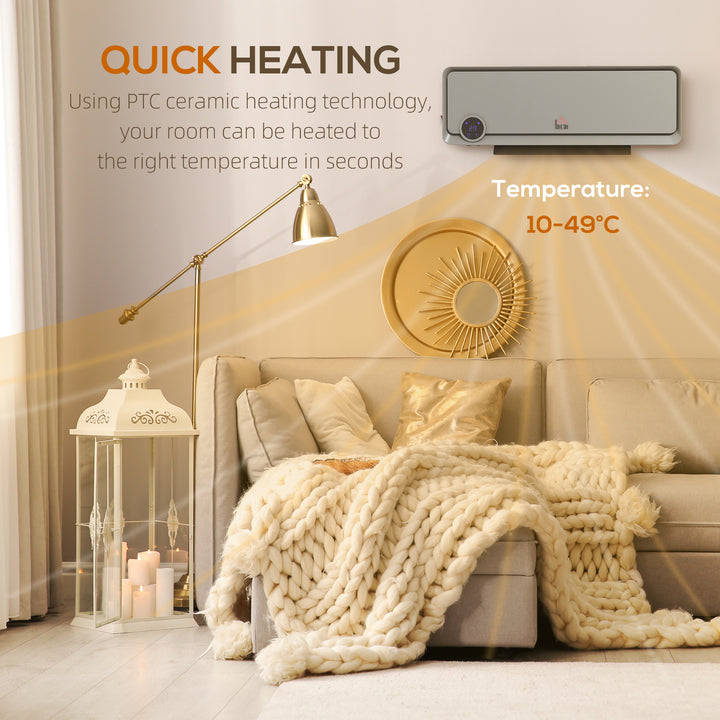 Wall Downflow Heater 2 Heat and Fan 1000W/2000W