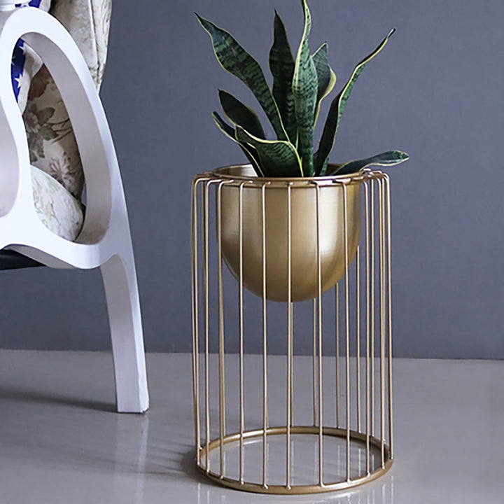 500mm Modern Flower Stand Gold Plant Stand for Indoors Modern Flower Stand in Large