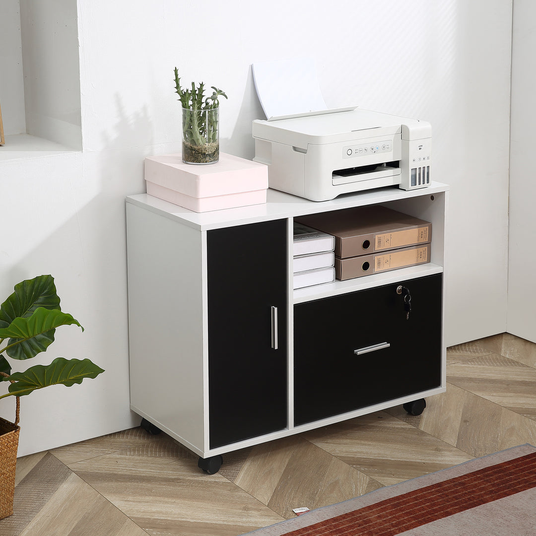 Filing Cabinet w/ Lockable Drawer