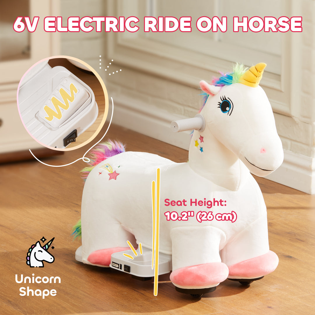 6V Electric Ride on Unicorn