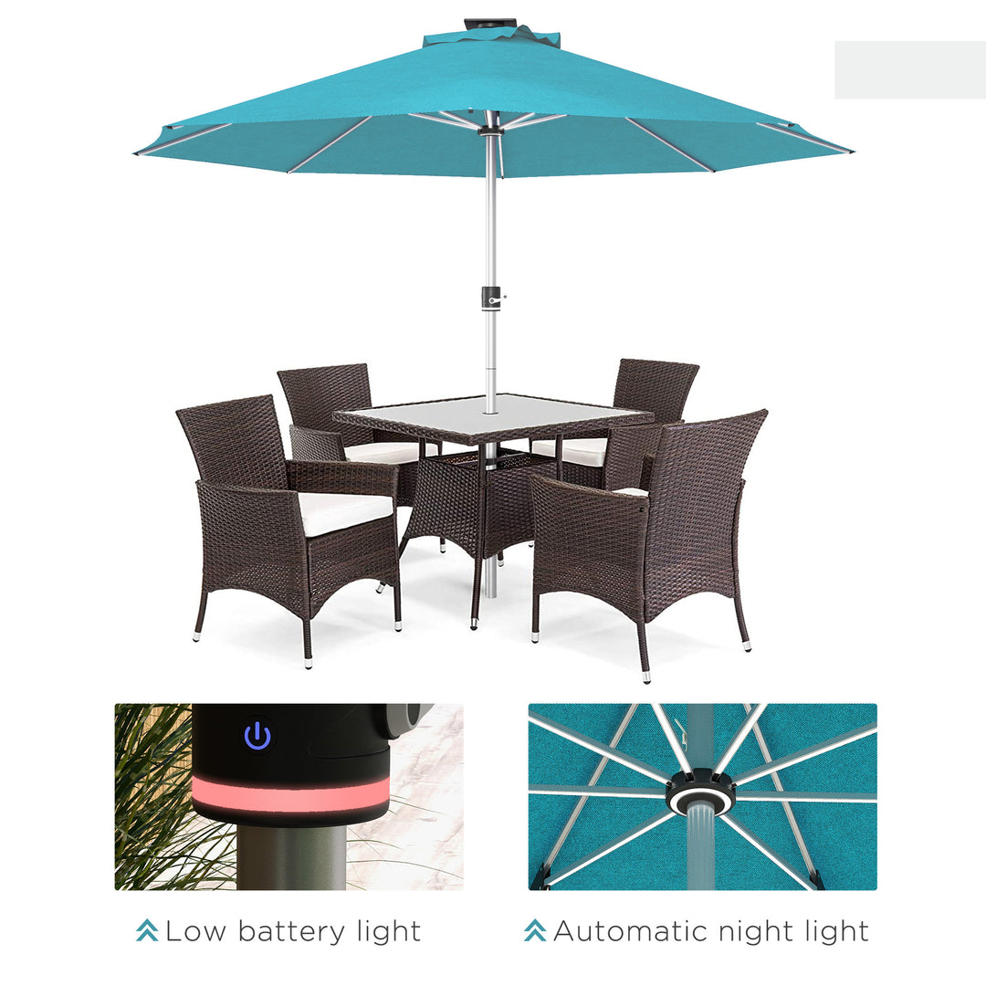 Waterproof LED Patio Umbrella