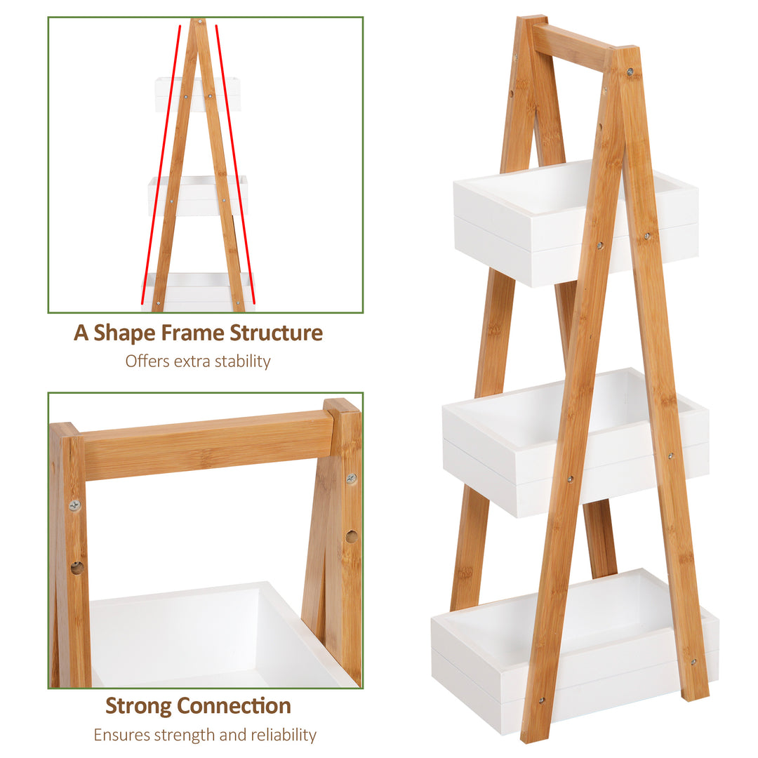 Freestanding 3 Tier A Frame Shower Caddy